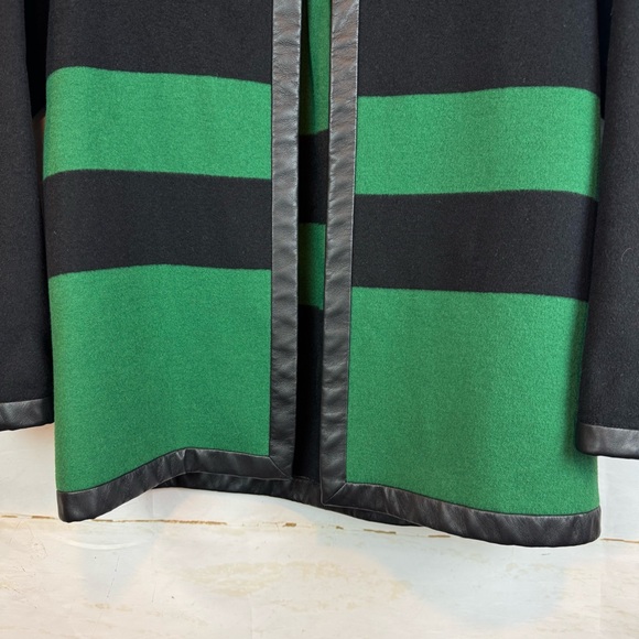 Ralph Lauren | Wool and Leather Coat, S - Picture 4 of 10